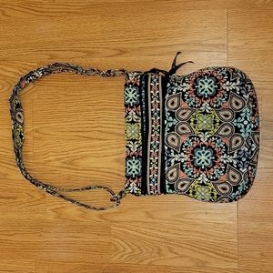 Vera bradley triple zip cross body great condition!
